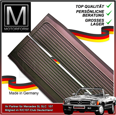 Mercedes W109 250 280 Sel Tür Schweller Gummi Schutz Matte Set 4 Pcs Dunkel Blau