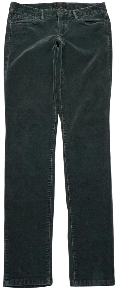 Banana Republic Jeans Womens (4) Gray Ryan Fit Skinny Corduroy Low Rise Stretch - Image 2 of 4