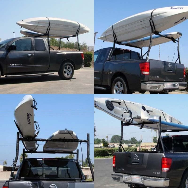 2 Pairs Kayak Roof Rack Carrier Boat Ski Surf Roof Mount Car Cross J-Bar Rack US - Image 3 of 4