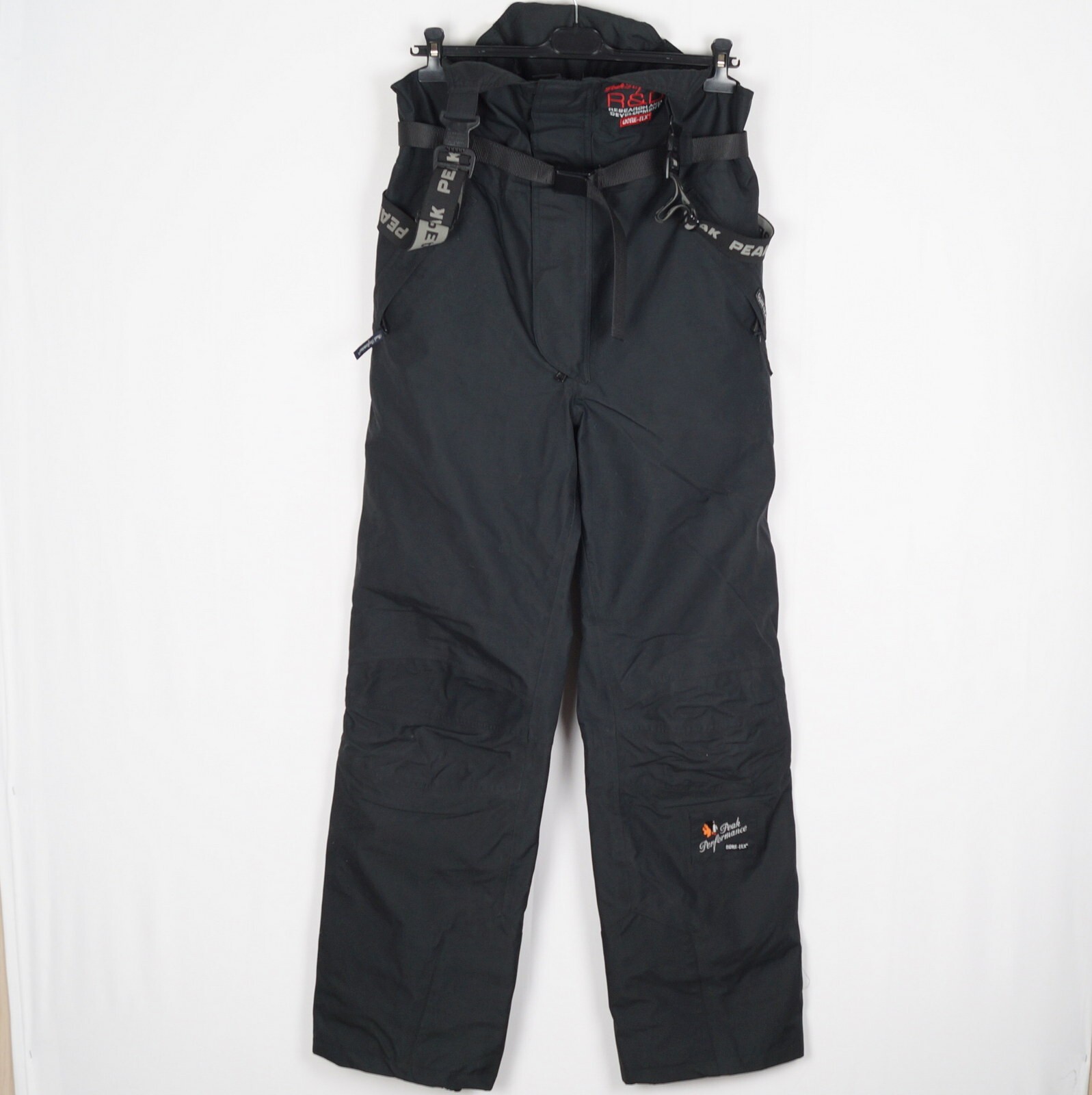 Peak Performance Gore Tex Hombre Pantalones Talla XXL Negro Peto Esqui k11876