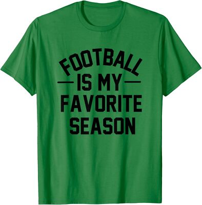 Football is My Favorite Season Sport Design Unisex T-Shirt