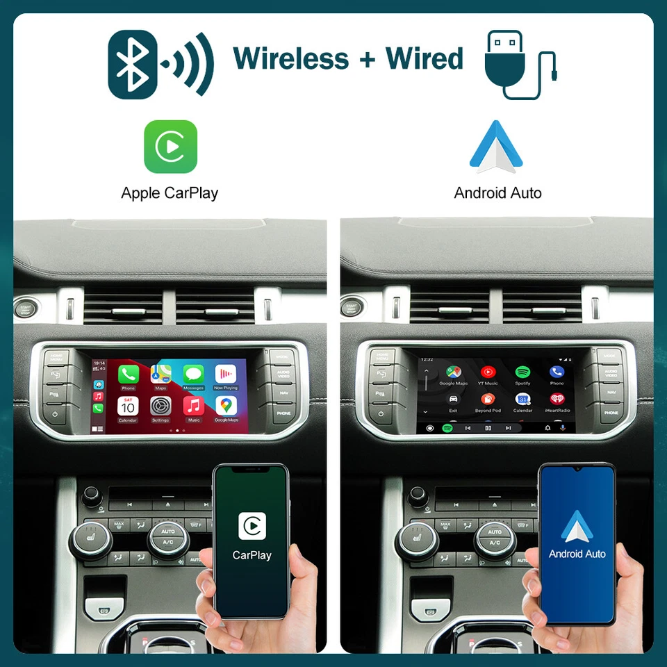 RT Android Auto Carplay Für Land Rover Jaguar Range Rover Evoque Discovery Bosch - Bild 3 von 4