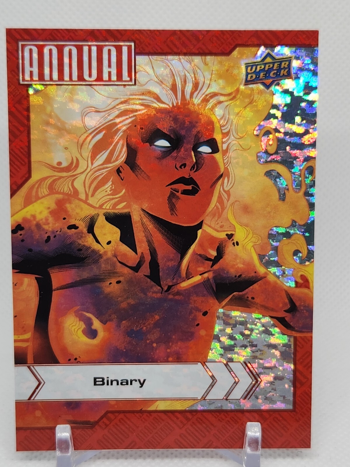 2022-23 Upper Deck Marvel Annual #5 Binary Silver Sparkle