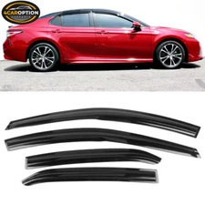 Fits 18-24 Toyota Camry MUG Style Window Visors Rain Sun Guard Vent 4Pc