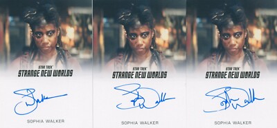 LE Star Trek Strange New Worlds S1 Autograph Sophia Walker as Fran Full Bleed DD