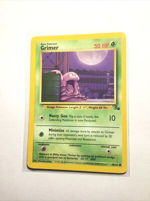 GRIMER - 48/62 - Fossil - Pokemon Card - PL