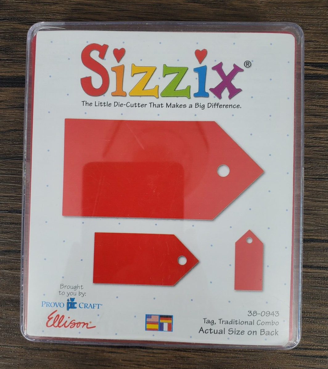 ちっとページです Sizzix Original Series Die - Tags (#38-0943) - Discontinued | eBay