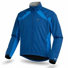 Pearl Izumi Vagabond Cycling Jacket Zip-Off Sleeves Blue Men's Large