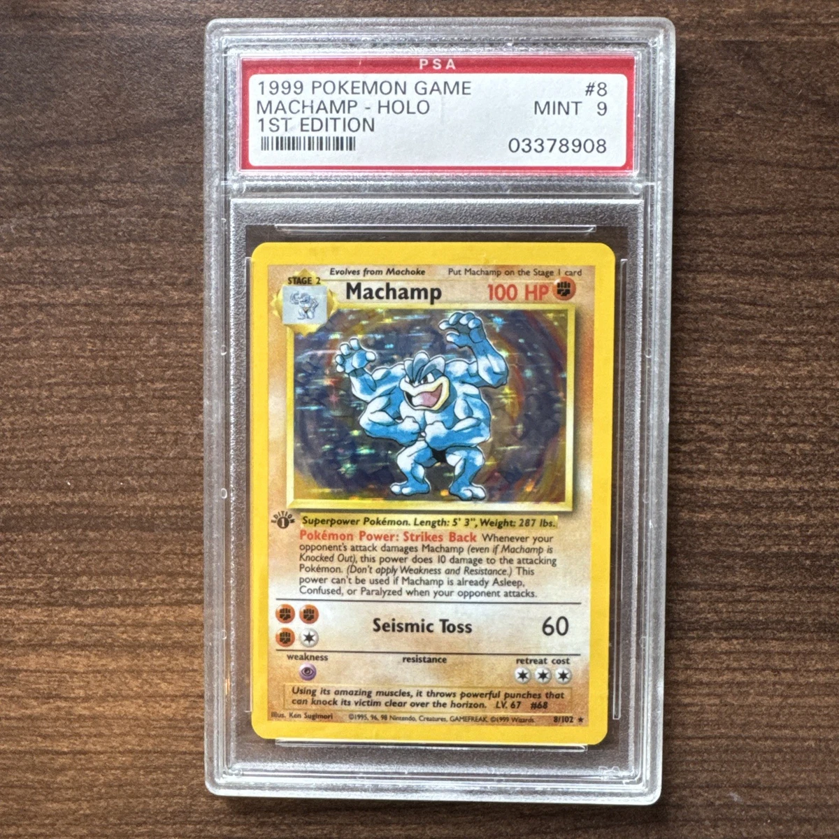 Machamp Pokémon TCG Professional Sports Authenticator (PSA) Grade