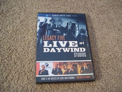 Legacy Five - Live at Daywind Studios CD/DVD Set *RARE* 2016