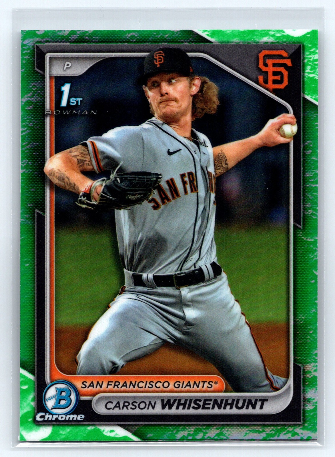 2024 Bowman Carson Whisenhunt Chrome Prospects Lunar Glow Refractors #BCP-96