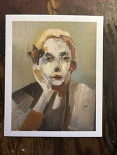 Parsons People PRINT       Signed.   8x10  Textured 100 Lb  Art Stock.