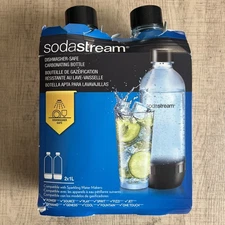 2 Two SodaStream 1 liter Bottles