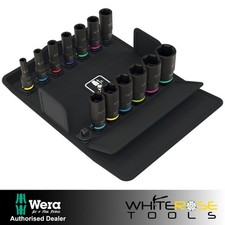 Wera Impact Socket Set Deep 3/8" Drive 13pc 8790 B Impaktor Imperial in Case