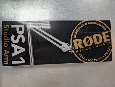 Rode Microphones Professional PSA1 Podcaster Studio Boom Arm NEW OPEN BOX