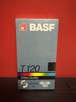 BASF   T-120   Extra Quality   VHS Video Cassette    NEW / SEALED