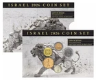 ISRAEL 2026 ICMC COIN SET SHEQEL TRADING 6 COINS UNC LION OF JUDAH