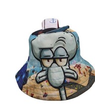 Squidward Spongebob Summer Headwear Bucket Ha...