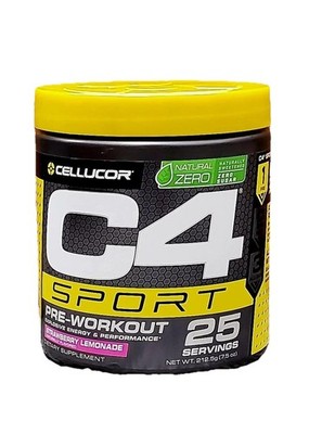 C4 Sport Pre Workout Powder - Pre Workout Energy with 3g Creatine Monohydrate +