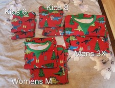 Wondershop Christmas Dinosaur Family of 4 Pajama Set