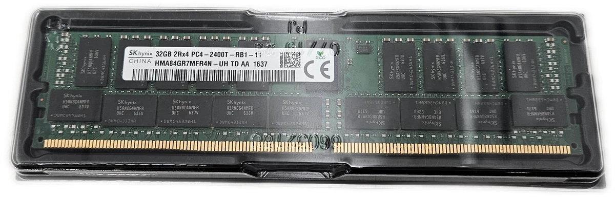 サーバー用メモリー　PC4-2400T 32GB 100-250-034 - 32GB 2RX4 PC4-2400T Server RAM Memory Module - CPU