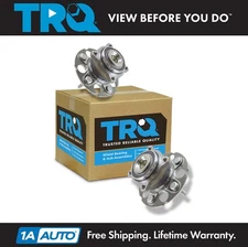TRQ Rear Wheel Hub & Bearing Left & Right Pair Set for Honda CR-V Crosstour 2WD