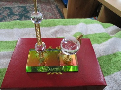 ORIENTAL PEARL TOWER & GLOBE Souvenir In Box SHANGHAI GM  Beautifully Displayed