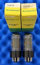 TWO Amperex 7591A Tubes / Amplitrex Tested / ...