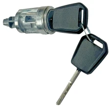 For Select Ford OEM IGNITION SWITCH KEY LOCK CYLINDER W/2 Chip Keys 7026751