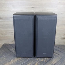 Sony SS-B3000 Bookshelf Speakers Pair 3-Way 120W 8 Ohm Black Stereo Shielded