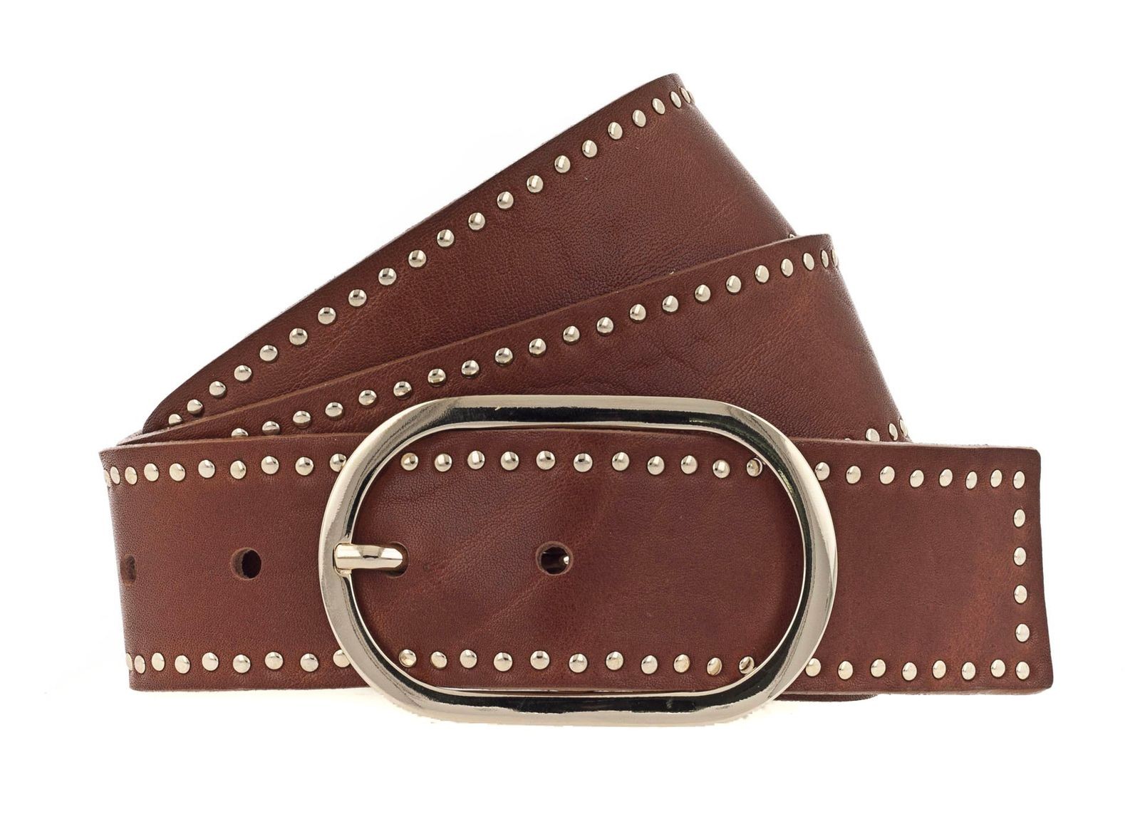 b.belt belt Fiesta Ledergürtel W90 Mid Brown