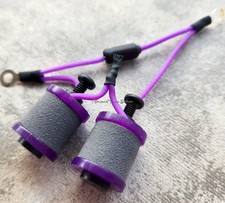 1" 8-32 Tattoo Machine Parts Coils 8 Wrap Purple Washers Gray Leather Neon USA