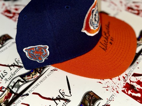 Dick Butkus Autographed Chicago Bears Throwback Hat Signed NFL W/ COA - Picture 3 of 10
