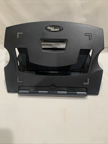 Max Smart Notebook Tablet Riser Book Reading Stand Black/Gray Ergo ...