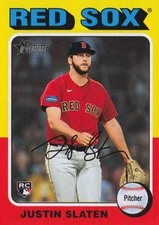Justin Slaten 2024 Topps Heritage #721 RC Boston Red Sox