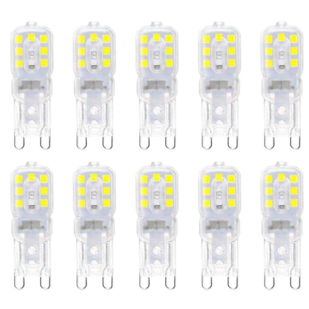 G9 LED 3W Anti Scintillement pour Remplacer Ampoule Halogène G9 30W Brûlante