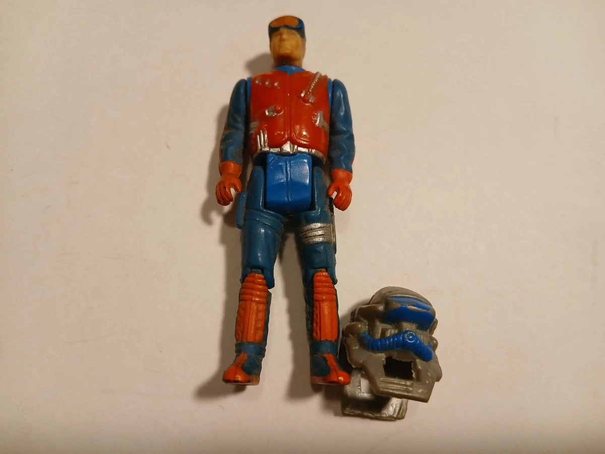 Kenner M.A.S.K. Vintage DUSTY HAYES Gold Clone Figure Afterburner No