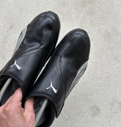 Zapatos Puma Cyber negro y2k vintage años 2000 estilo moto talla US-14 - Imagen 6 de 14
