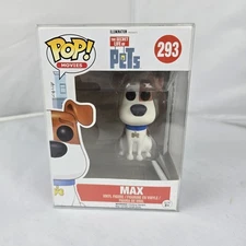 Funko Pop! Movies The Secret Life of Pets Max #293 Vinyl Figure VAULTED NIB
