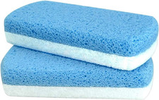 Glass Pumice Stone for Feet, Callus Remover and Foot Scrubber Pedicure Exfolia
