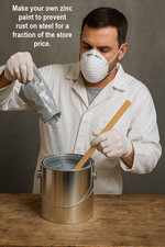 ZINC POWDER MIX YOUR OWN RUST RESISTANT PAINT COATING WITH OUR ULTRA FINE ZINC.
