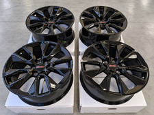 22 Black Wheels Rims Fit Yukon Gmc Denali Gmc Yukons Sierra Set 4 New