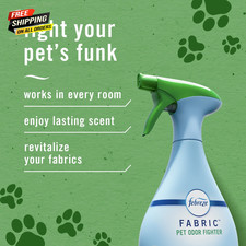 4 Pack Fabric Spray Air Freshener, Odor-Fighting, Pet Odor Fighter