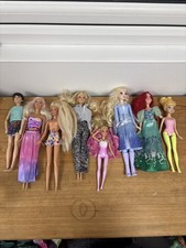 Vintage Barbie Dolls Disney Dolls Bundle x 8 Dolls Mattel
