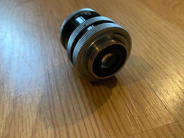 C-mount lens Kern Paillard Switar 25mm f1.5 AR Bolex and BMPCC