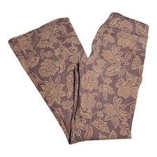 We The Free People Jeans Womens 29 Penny Pull On Flare Floral Stretch Boho