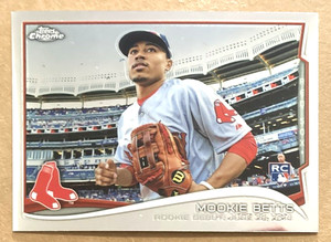 2014 Topps Chrome Update Mookie Betts Rookie #MB-46 NM Rookie Debut
