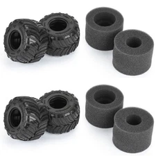 Pro-Line PRO1026500 1/18 Dreadnaught 1.25"/1.75" F/R MT Tires (4) for Mini LMT