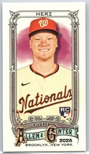 2025 Topps Allen & Ginter DJ Herz Rookie Mini A & G Back Parallel RC #237