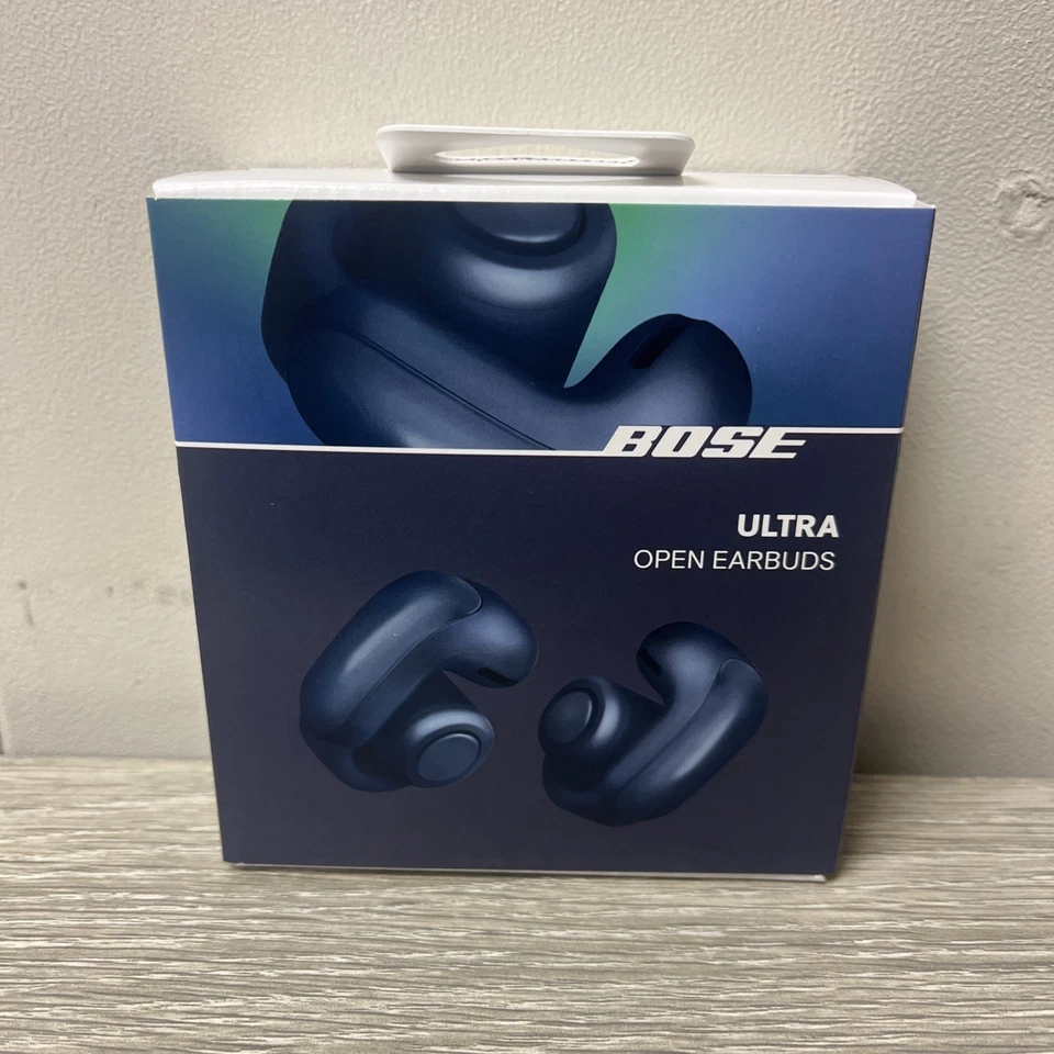 Bose Ultra Open Bluetooth Earbuds Wireless 48H OpenAudio Lunar Blue